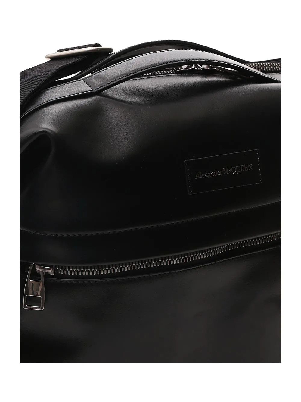 Alexander McQueen Logo Patch Messenger Bag