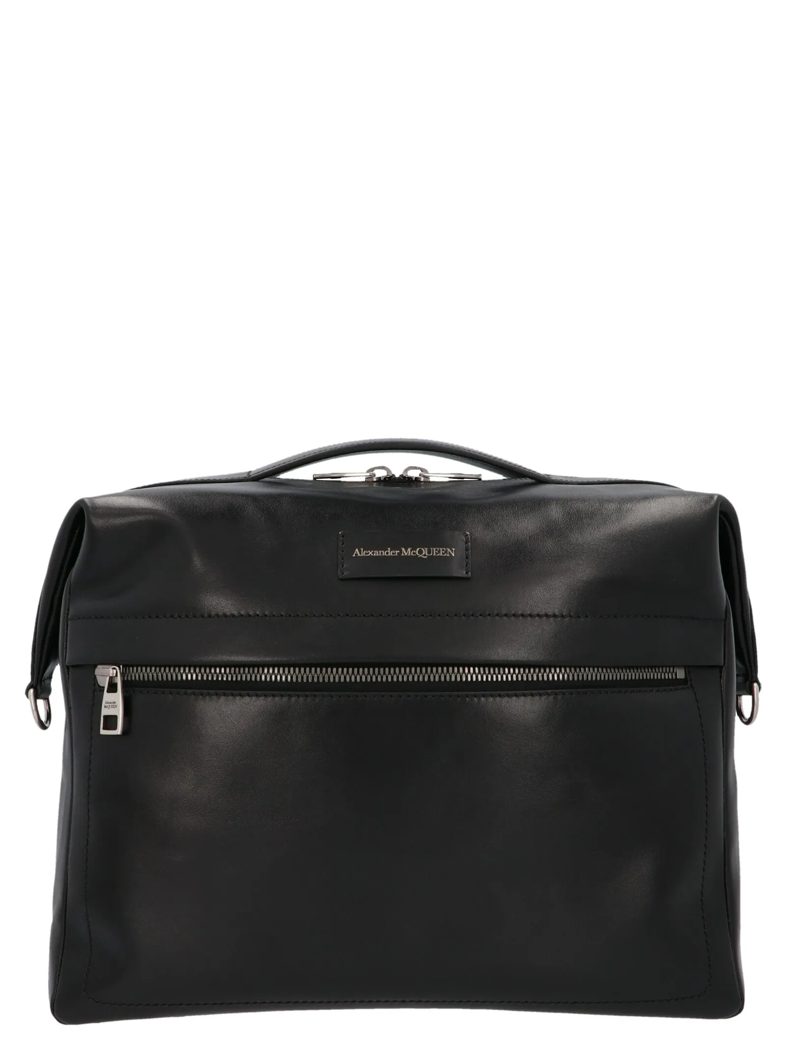 Alexander McQueen Logo Patch Messenger Bag