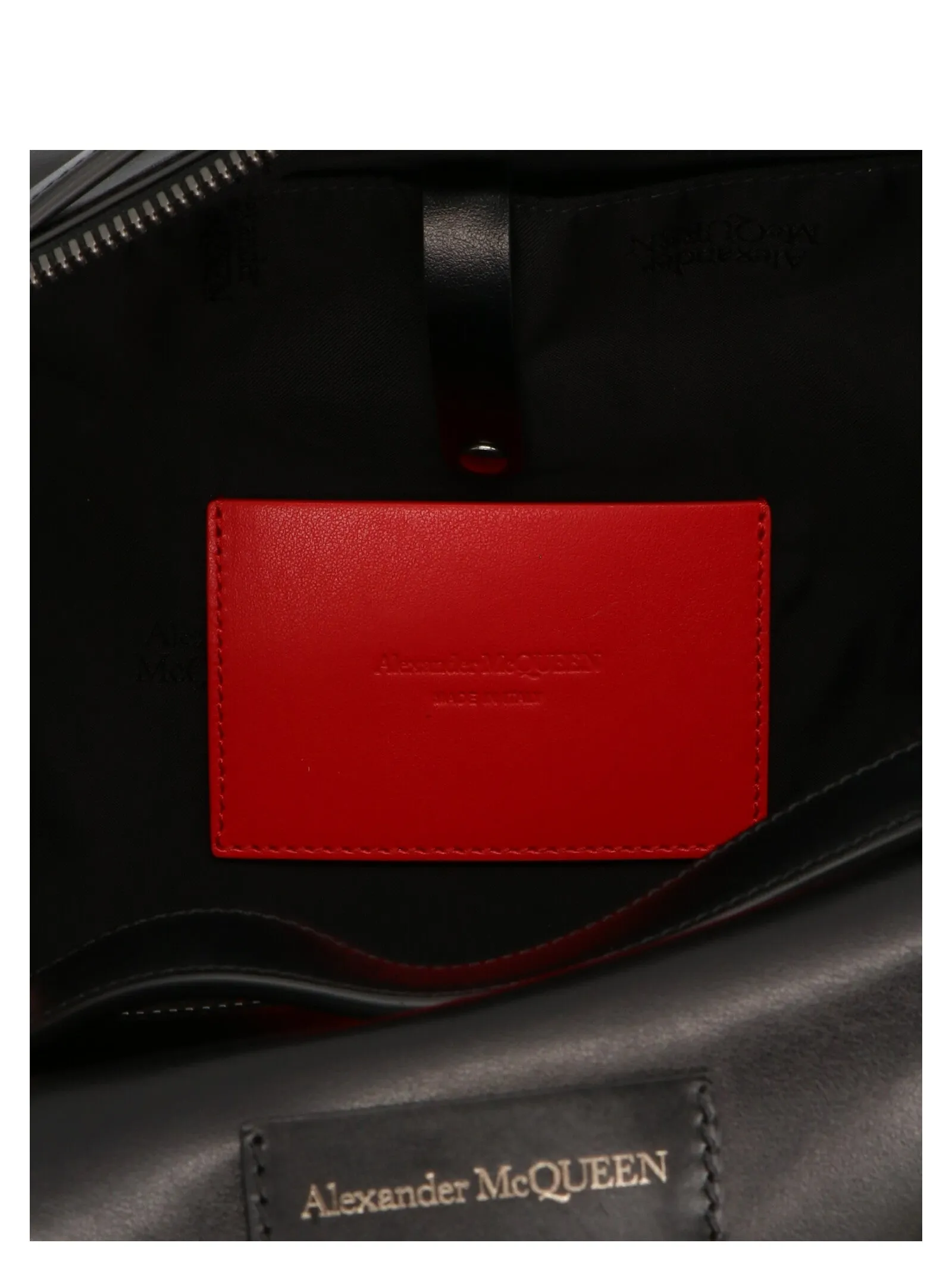 Alexander McQueen Logo Patch Messenger Bag