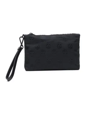 Alexander McQueen Skull Zipped Clutch Bag