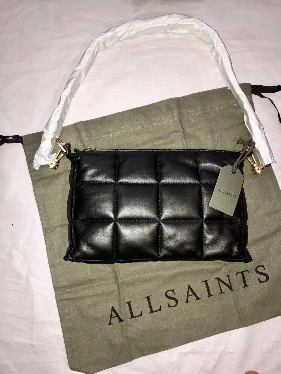 All saints Authectic bags with tags & product code- 25 Pieces