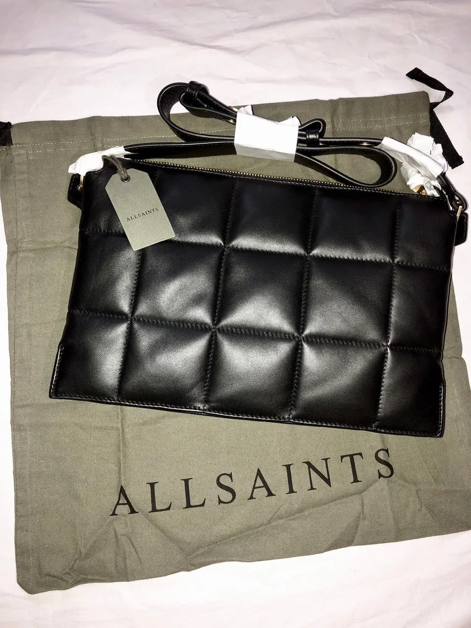 All saints Authectic bags with tags & product code- 25 Pieces