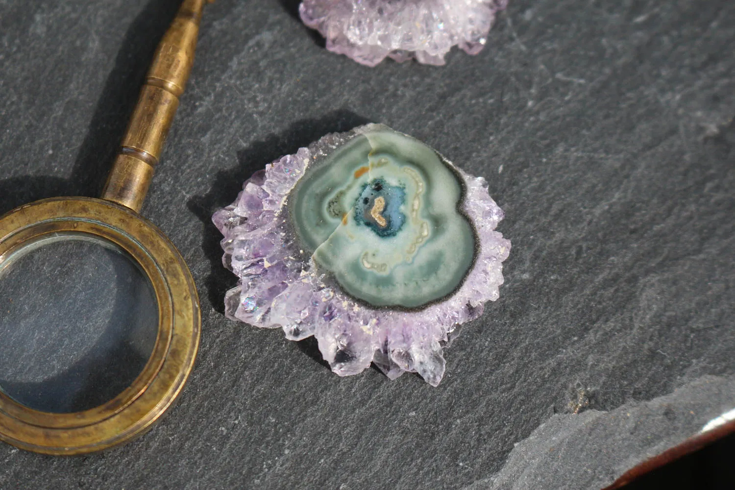 Amethyst Stalactite || Stalactite Slice || Crystal Flower || Amethyst Slice || Raw Amethyst || Druzy Stalactite || Agate Slice || Ornamental