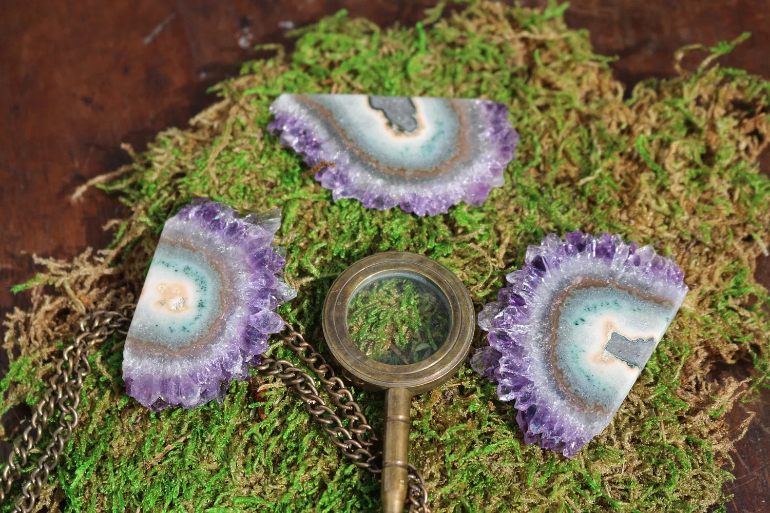 Amethyst Stalactite || Stalactite Slice || Crystal Flower || Amethyst Slice || Raw Amethyst || Druzy Stalactite || Agate Slice || Ornamental