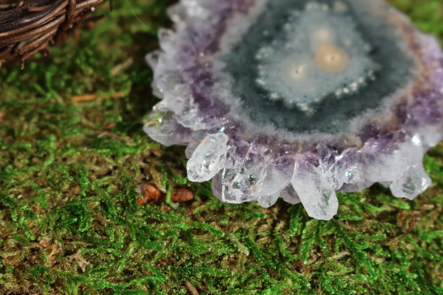 Amethyst Stalactite || Stalactite Slice || Crystal Flower || Amethyst Slice || Raw Amethyst || Druzy Stalactite || Agate Slice || Ornamental