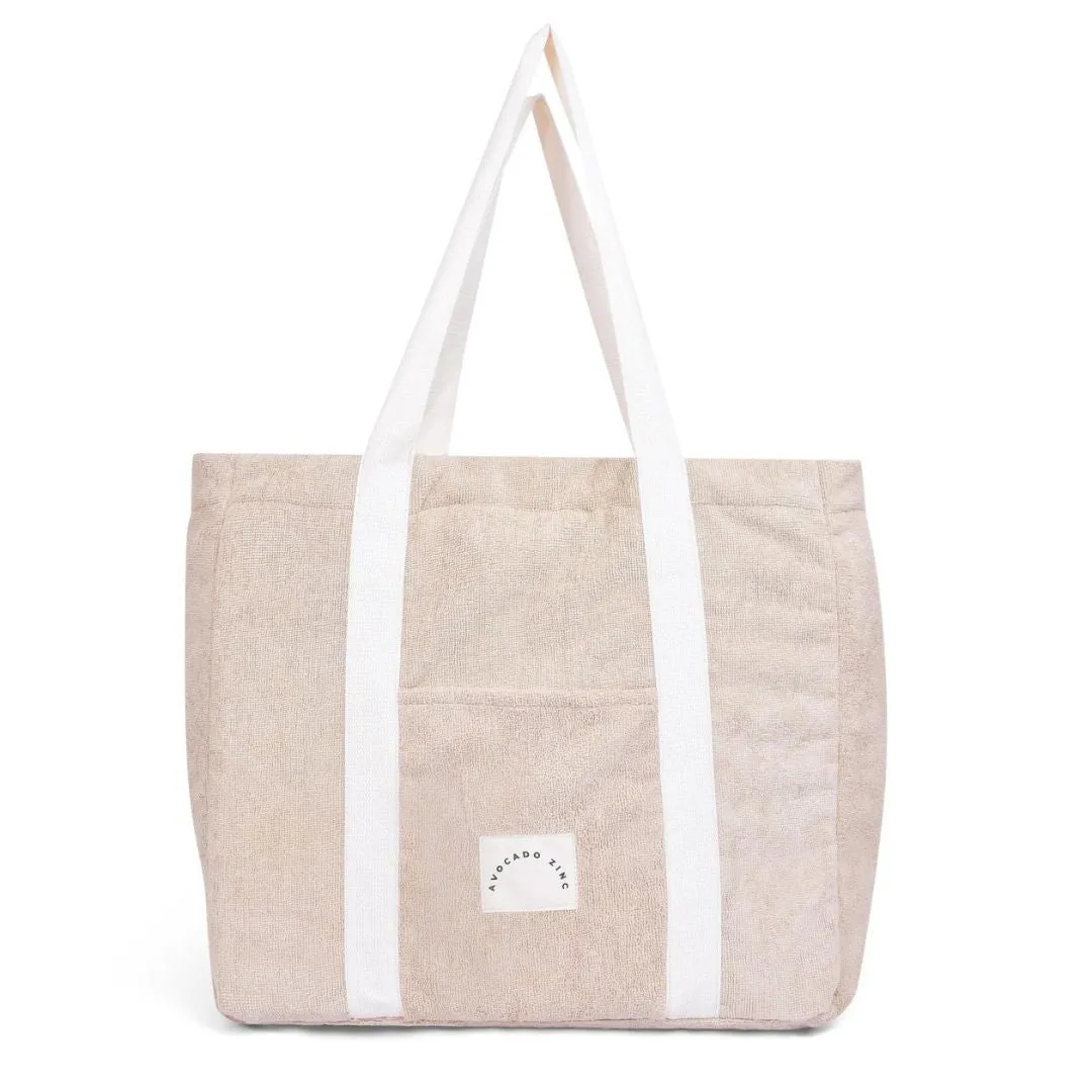 Avocado Zinc - Terry Towelling Tote