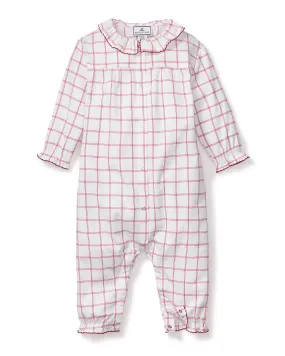 Baby's Twill Madeline Romper | Garnet Tattersall