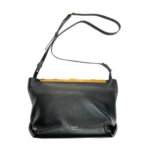 Black Leather Crossbody Bag