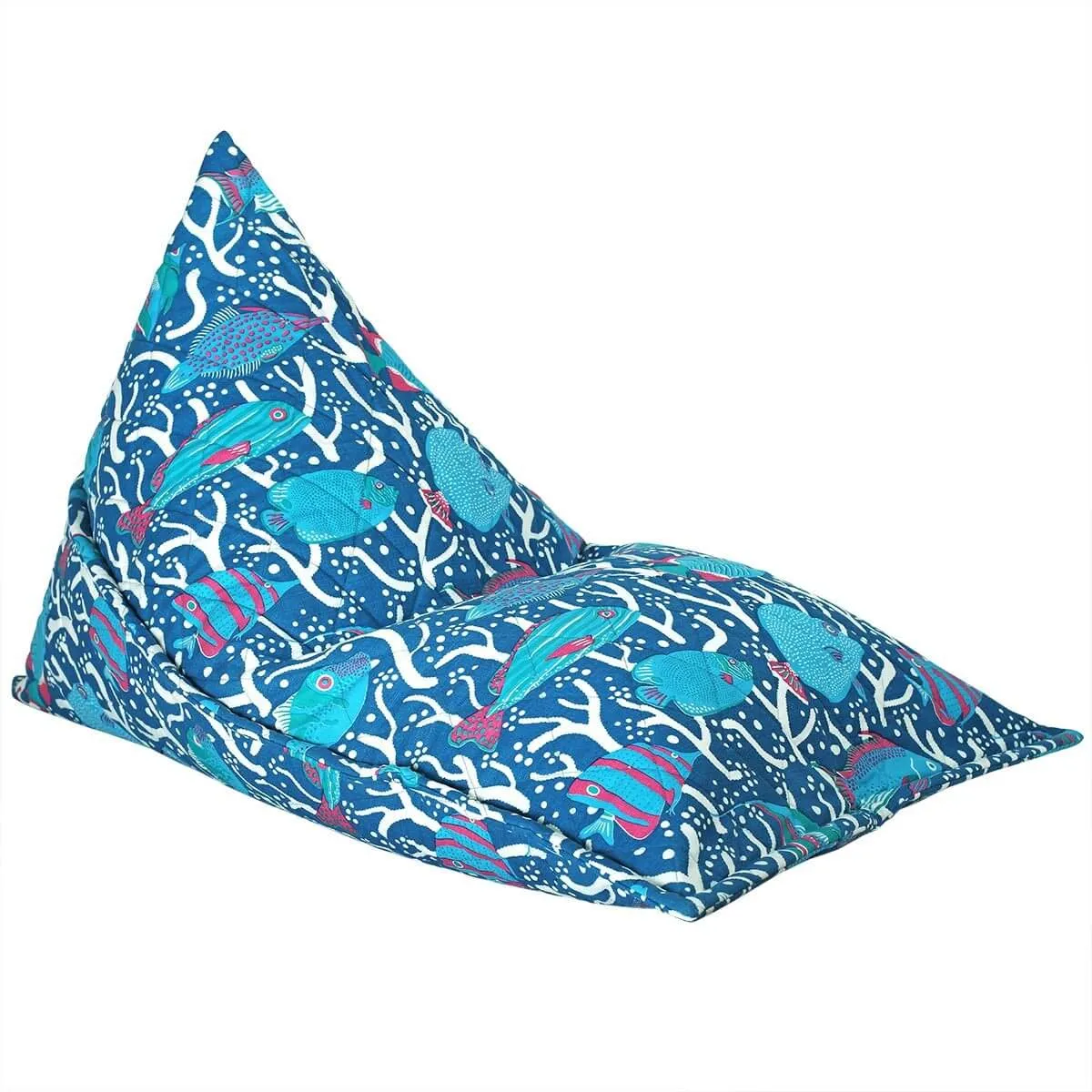 Blue Ocean Reef Bean Bag Cover