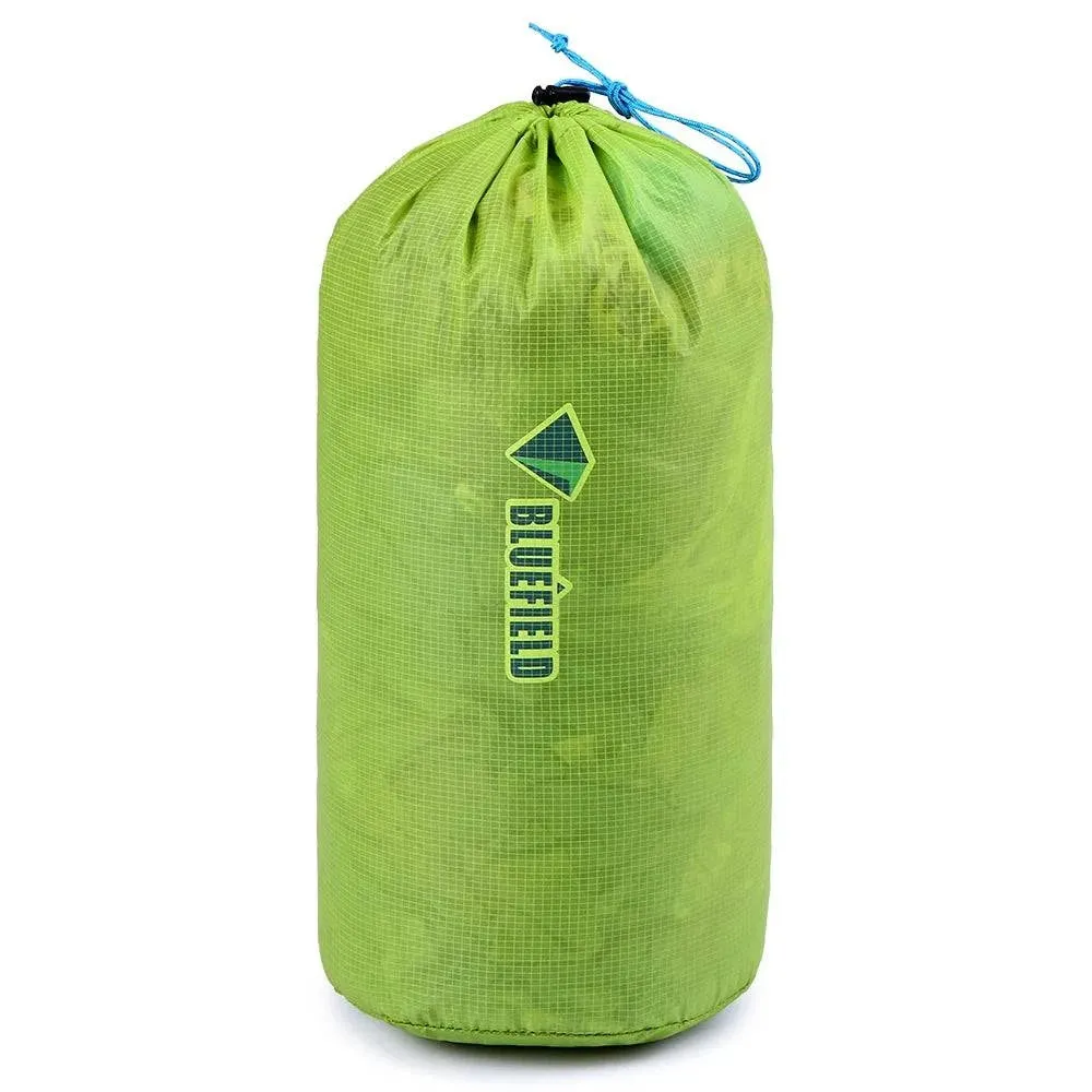 Bluefield Nylon Drawstring Bag Swimming Bag Ultra Light Waterproof Dry Bag Pack Sack Tent Peg Pouch Outdoor Camping Equipment