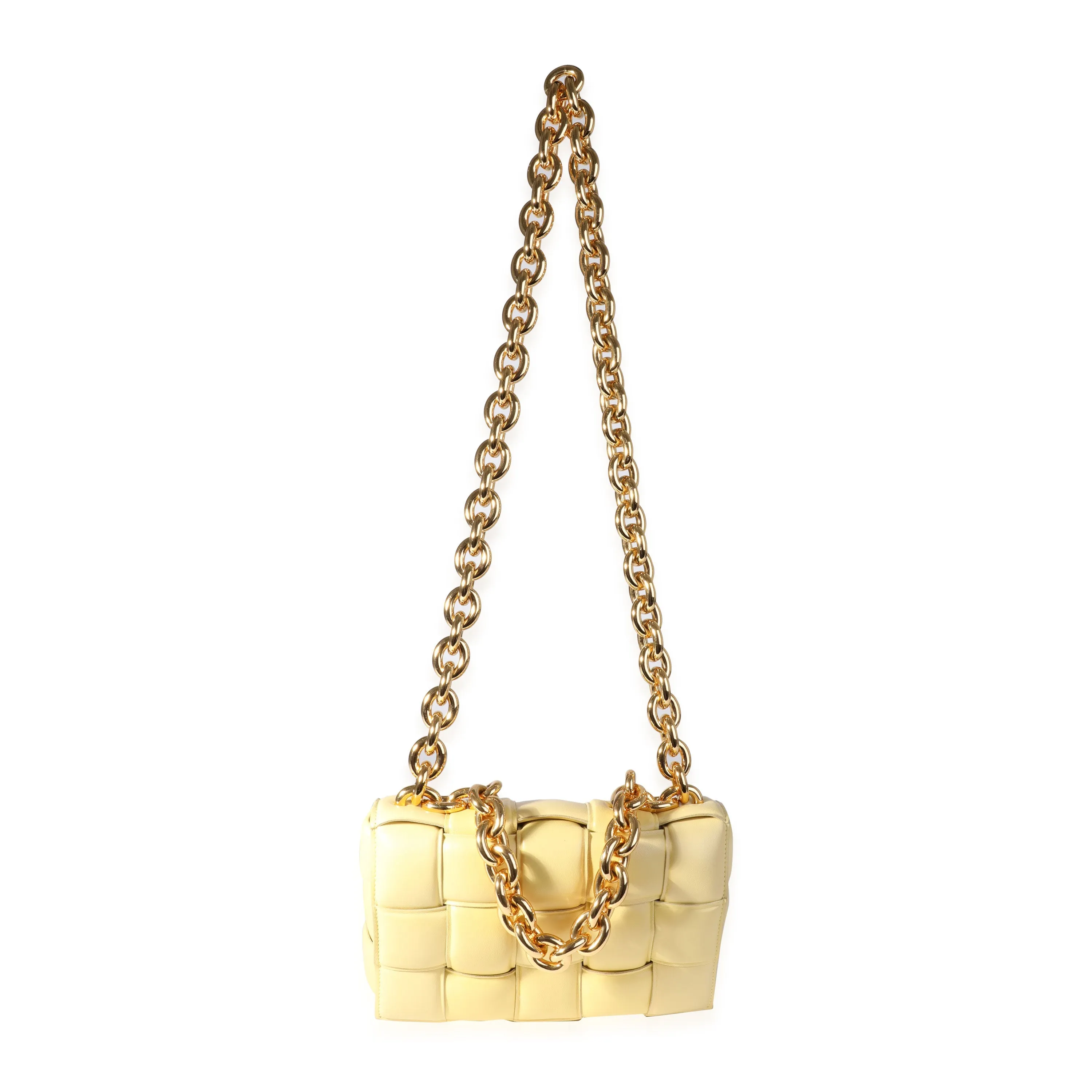 Bottega Veneta Butter Maxi Intrecciato Leather Chain Cassette Bag