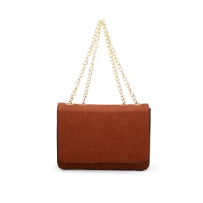 Brown Casual Shoulder Bag P55540