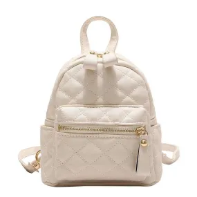 Casual All-match Embroidered Backpack For Young Ladies