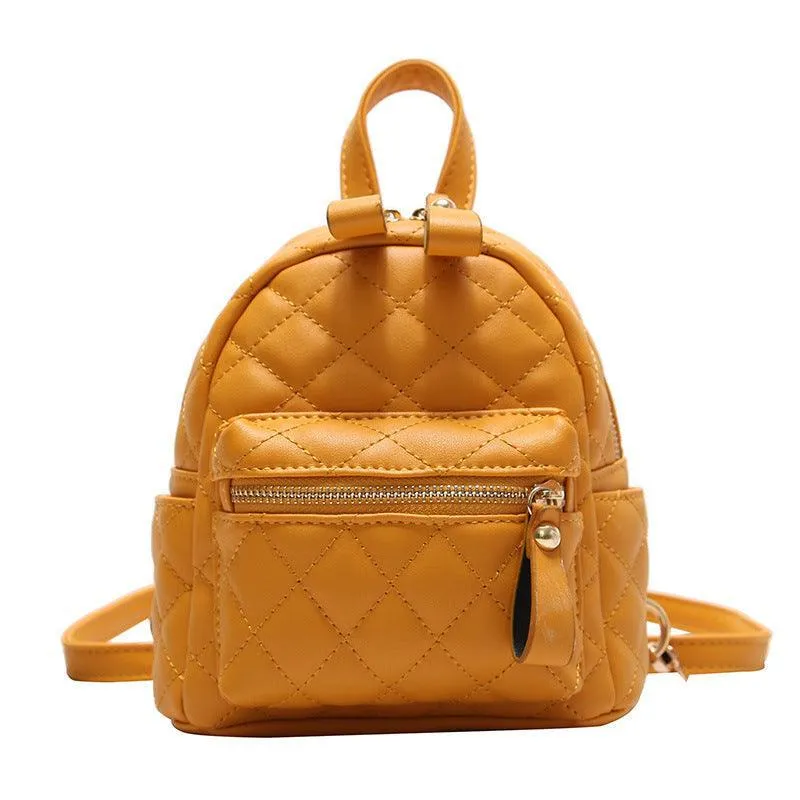 Casual All-match Embroidered Backpack For Young Ladies