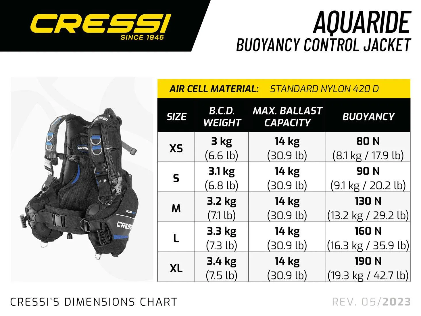 Cressi Aquaride BCD