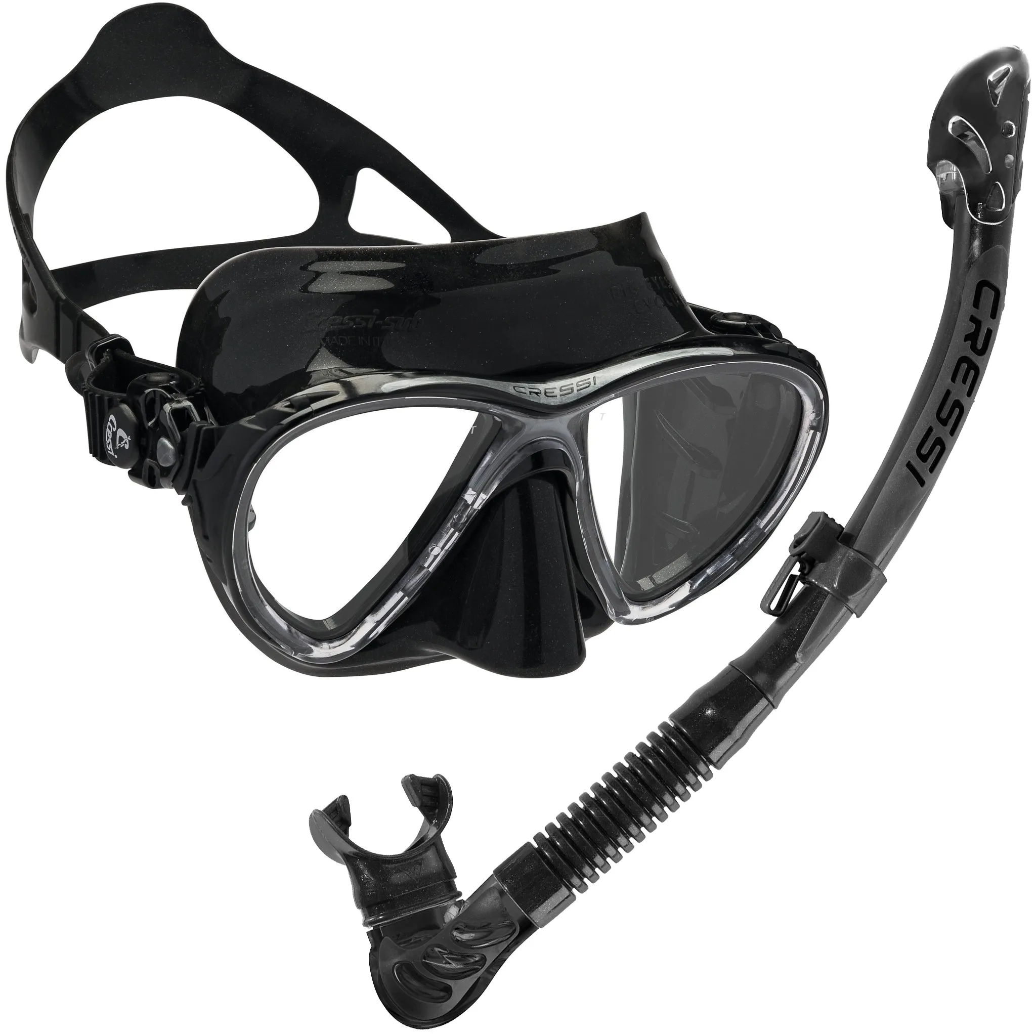 Cressi Big Eyes Evolution Mask & Alpha Ultra Dry Snorkel