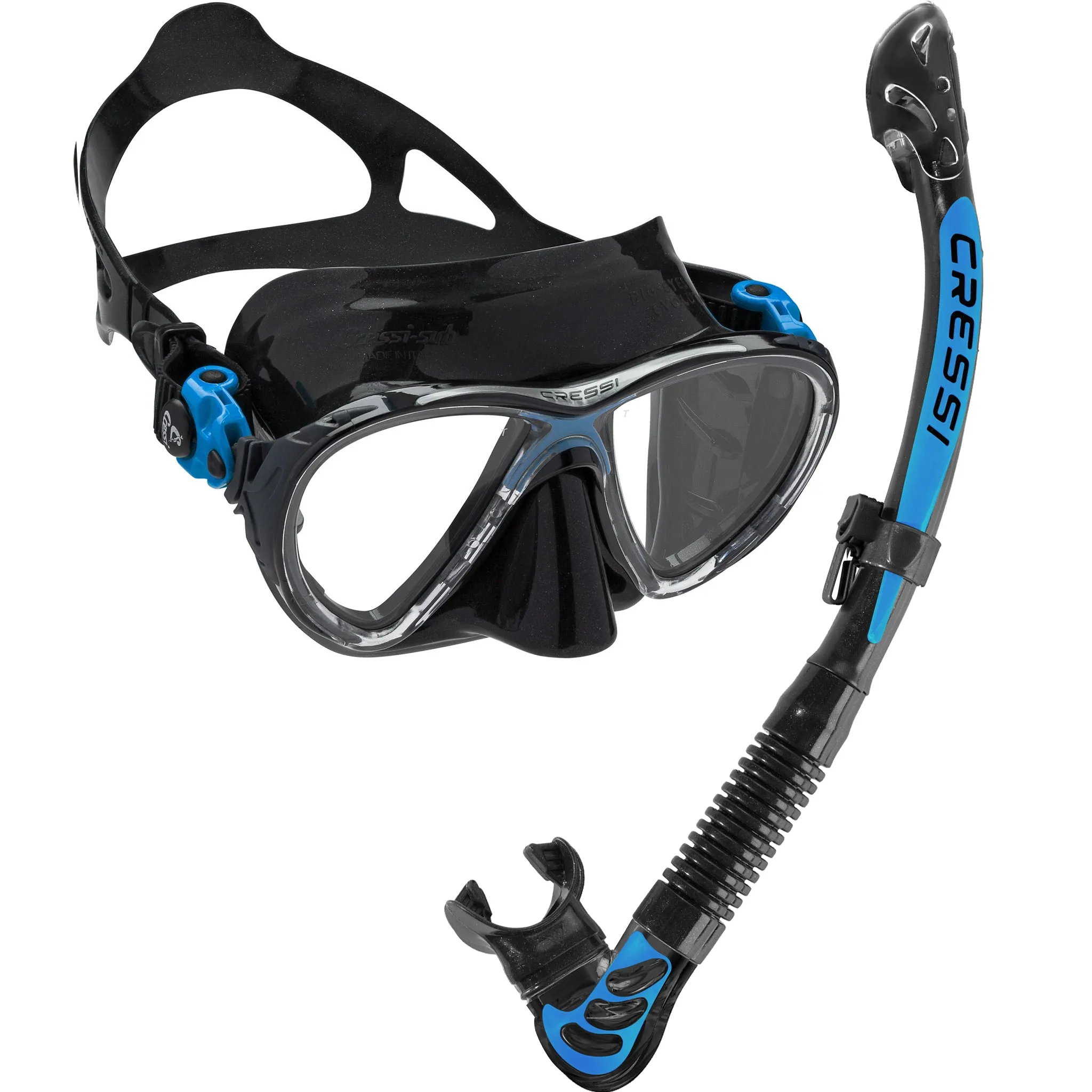 Cressi Big Eyes Evolution Mask & Alpha Ultra Dry Snorkel