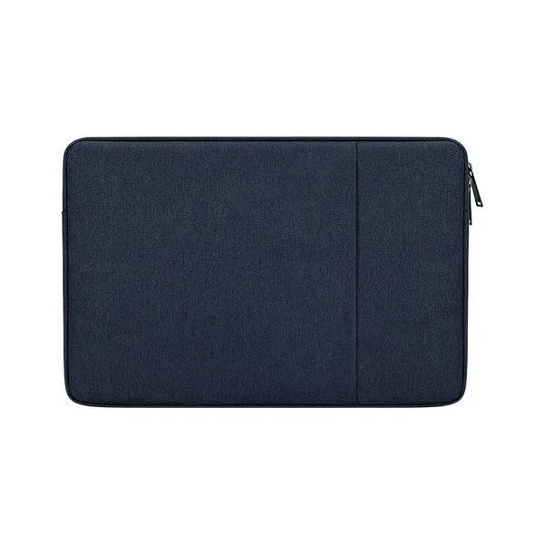 Custom Logo Travel Office Waterproof Laptop Sleeve- Navy Blue