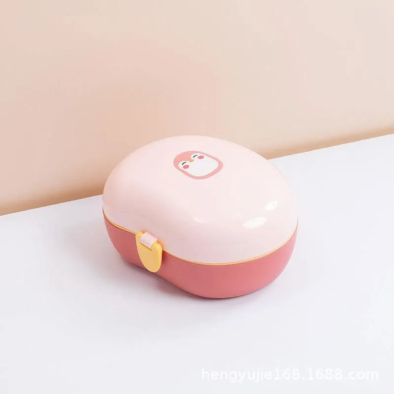 Cute Duck Plastic Lunch Box for Kids 🦆