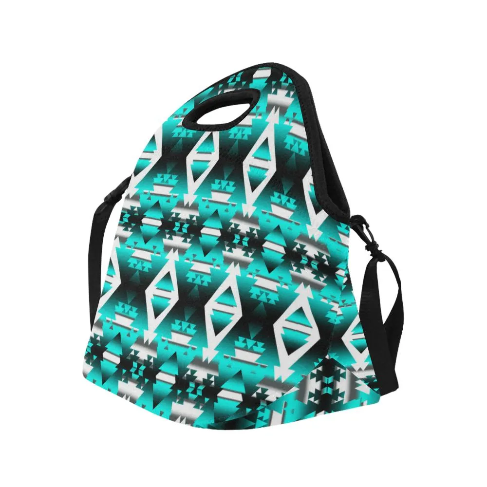 Deep Lake Winter Camp Large Insulated Neoprene Lunch Bag