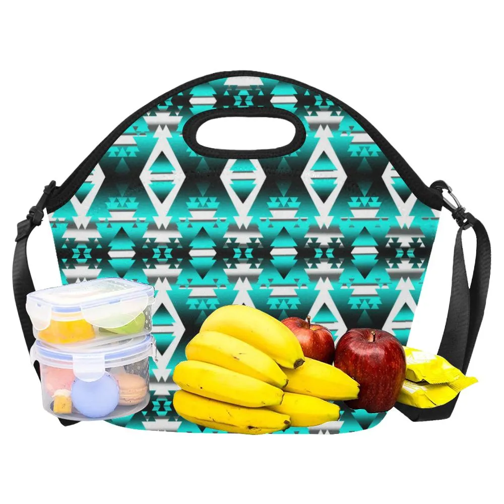 Deep Lake Winter Camp Large Insulated Neoprene Lunch Bag