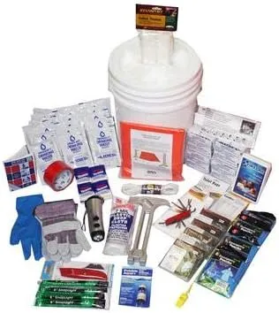 Deluxe Bucket Survival kit for Flood, Tornado, Hurricane and Earthquake