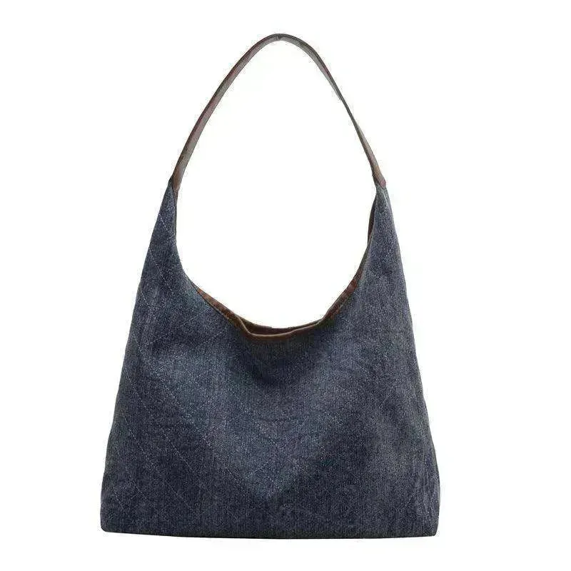 Denim Bucket Bag: Women's Large Tote