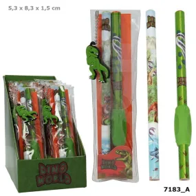 Dino World Pencil Set