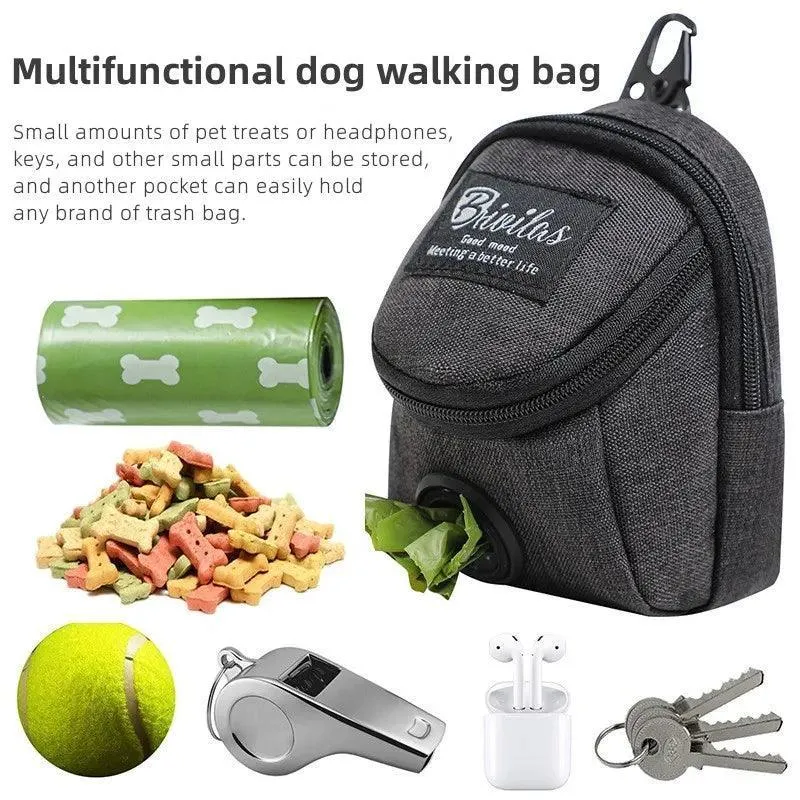 Dog Training Treat Bag: Portable Waist Pouch for Active Pet Owners