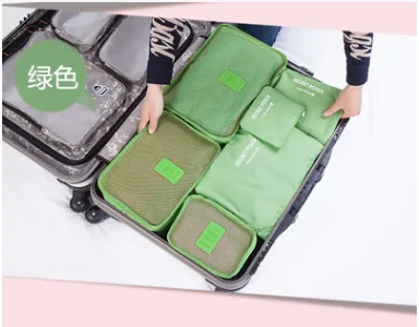 Durable Waterproof Nylon Packing Cube Travel Organizer Bag