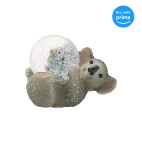 Elanze Designs Mommy Koala and Joey Baby Figurine 45MM Glitter Snow Globe Decoration