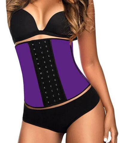 Factory Latex Hot Body Shaper Butt Lifter Slimming Underwear Belt Waist Shaper Corsets Latex Waist Trainer Corset Underbust