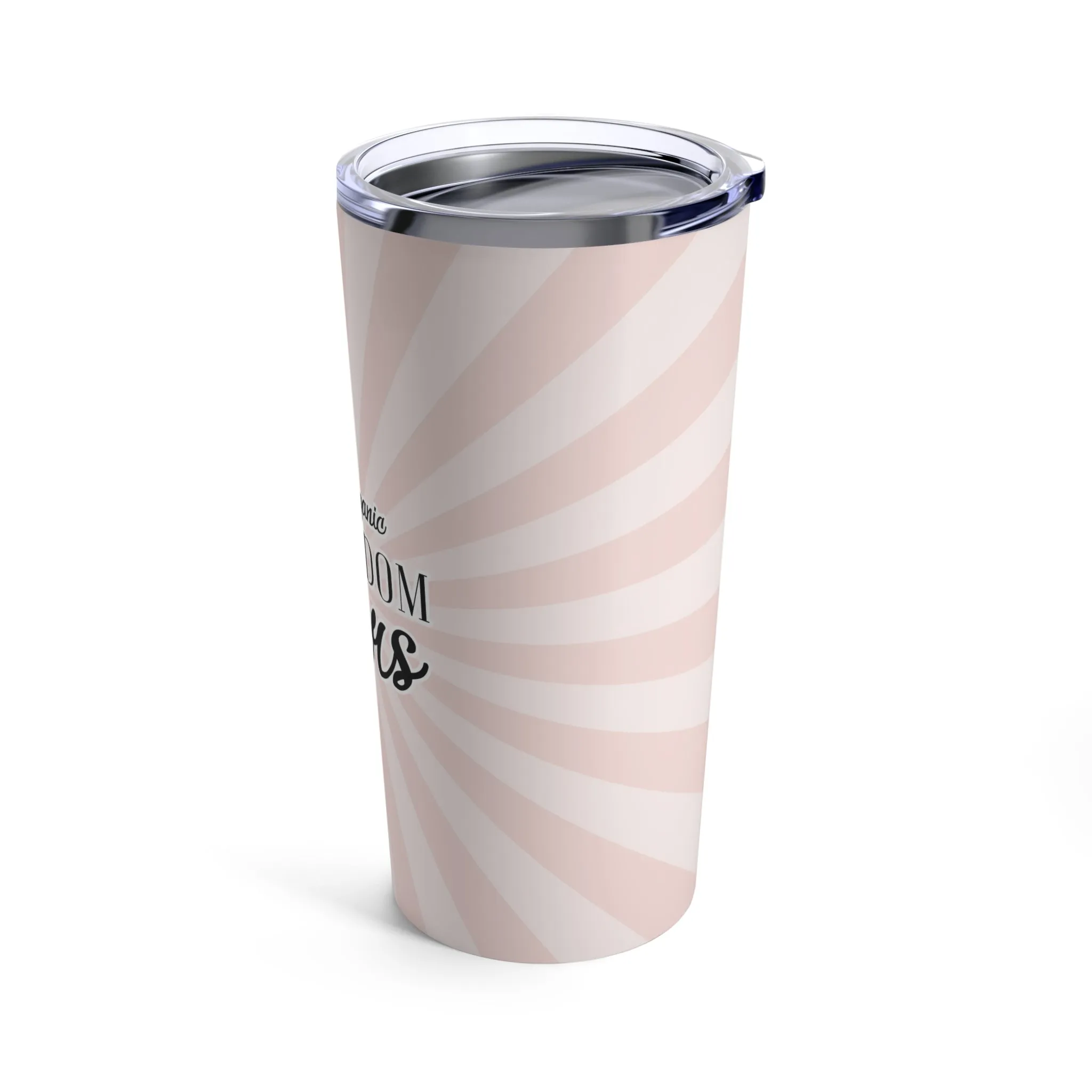 Fake Dom Tears Tumbler - Blush Pink