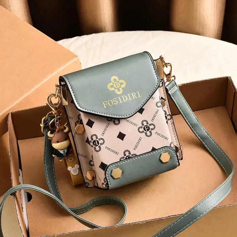 Fashion Women Handbag Crossbody Bag Fashion Women Pattern Shoulder Bag Hardware Chain Strap Color Block Messenger Handbag Composite Crossbody Bag Waist Bag