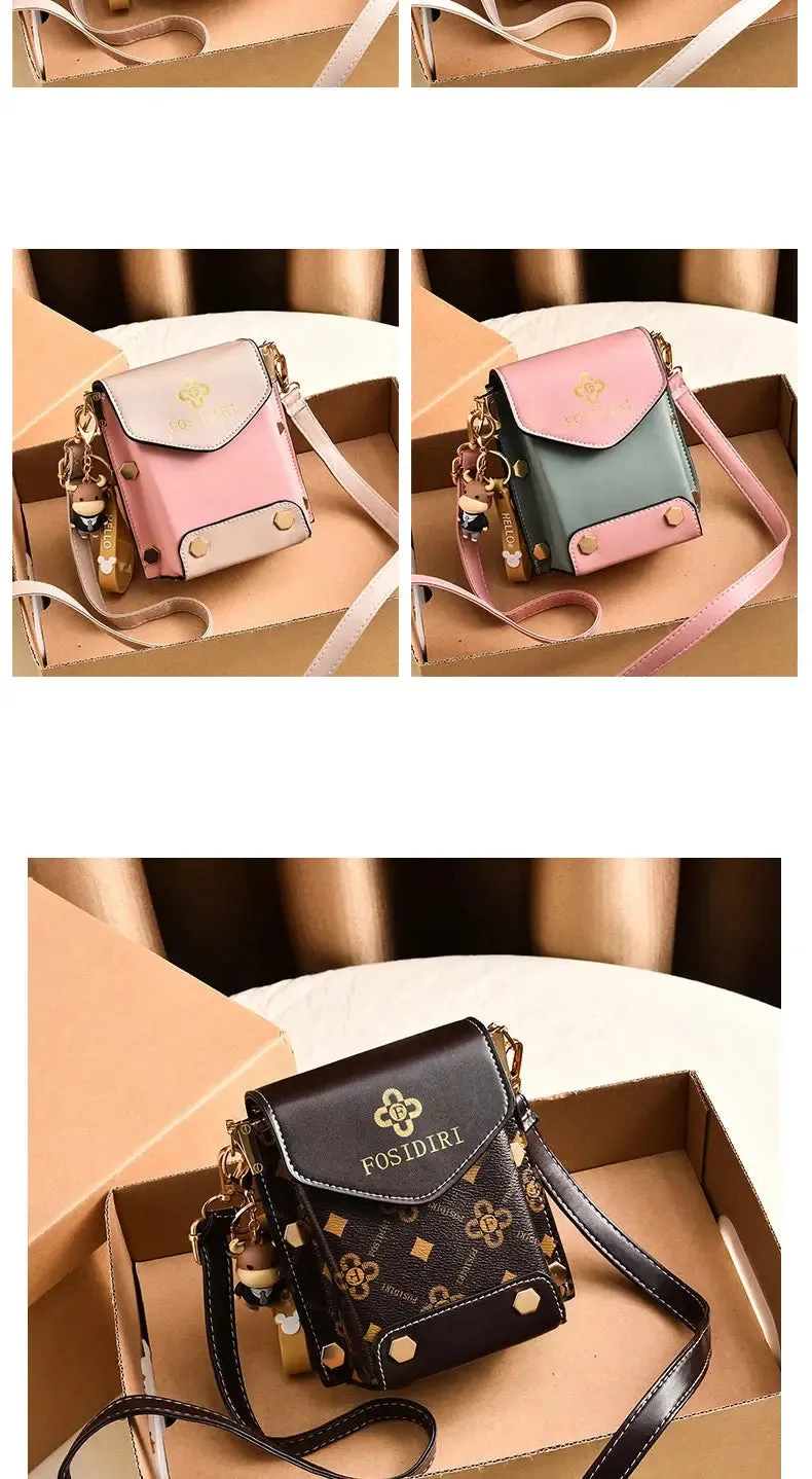 Fashion Women Handbag Crossbody Bag Fashion Women Pattern Shoulder Bag Hardware Chain Strap Color Block Messenger Handbag Composite Crossbody Bag Waist Bag