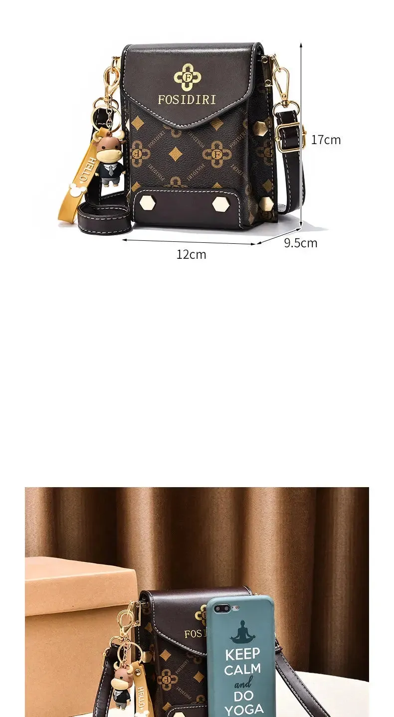 Fashion Women Handbag Crossbody Bag Fashion Women Pattern Shoulder Bag Hardware Chain Strap Color Block Messenger Handbag Composite Crossbody Bag Waist Bag