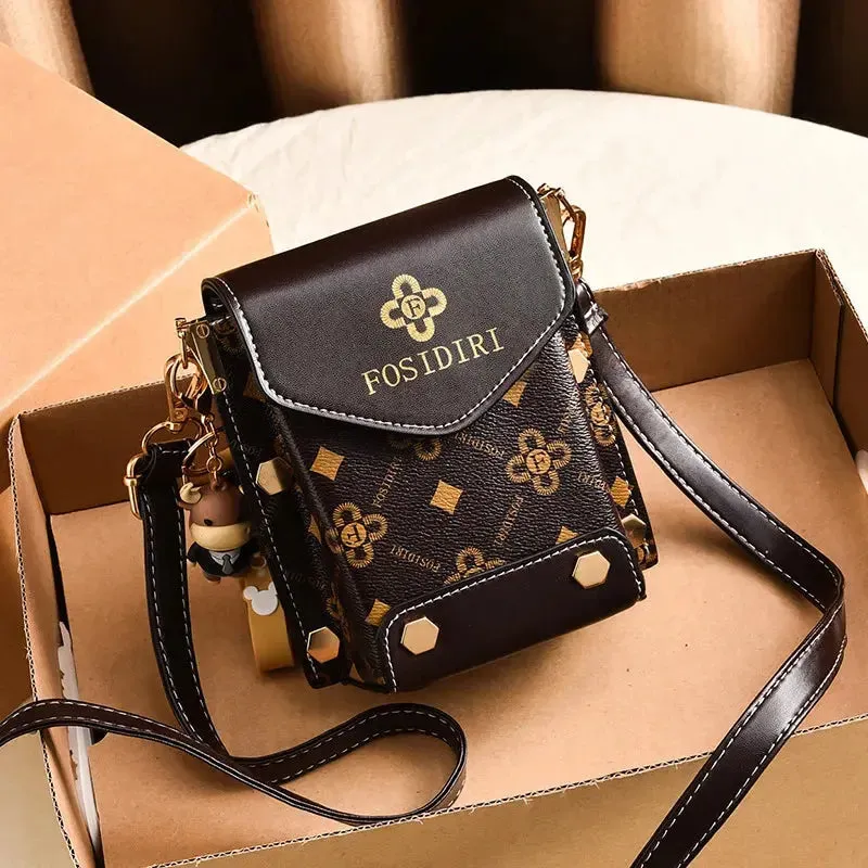 Fashion Women Handbag Crossbody Bag Fashion Women Pattern Shoulder Bag Hardware Chain Strap Color Block Messenger Handbag Composite Crossbody Bag Waist Bag