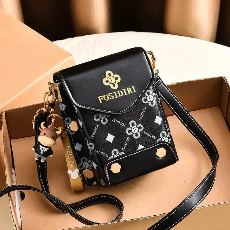 Fashion Women Handbag Crossbody Bag Fashion Women Pattern Shoulder Bag Hardware Chain Strap Color Block Messenger Handbag Composite Crossbody Bag Waist Bag