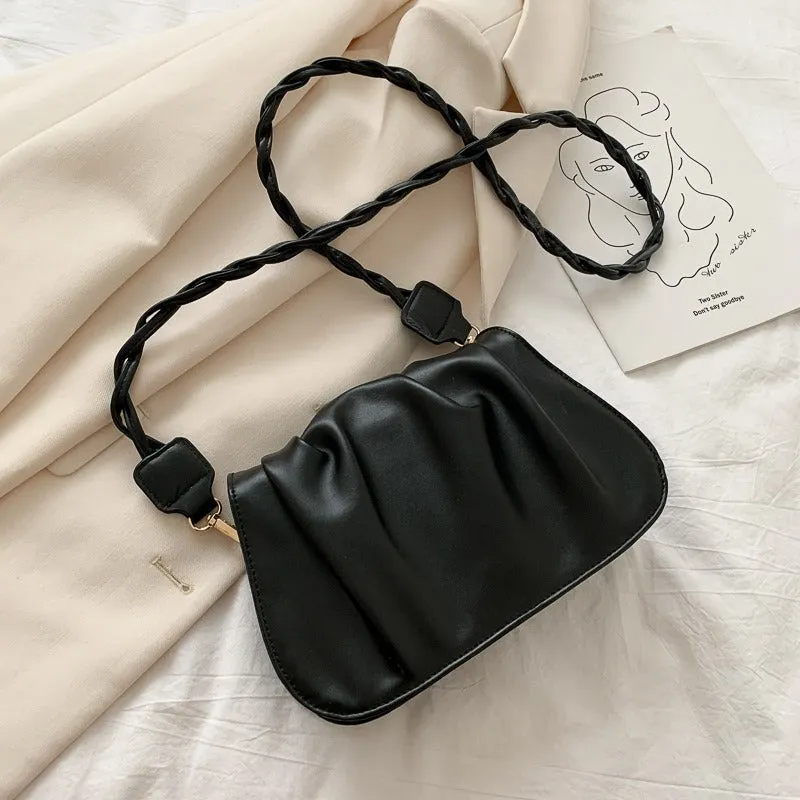 Fashionable Pleated Cloud Shoulder Bag