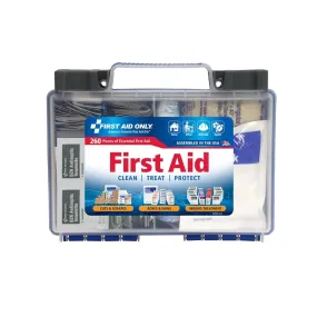 First Aid Only 50-Person Emergency 260 Pcs. First Aid Kit