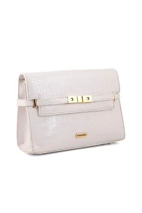 Flap Shoulder Bags B15138-Cream