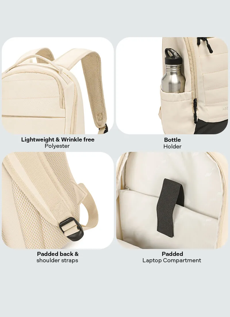 Float Backpack | Cream | Premium Laptop Backpack