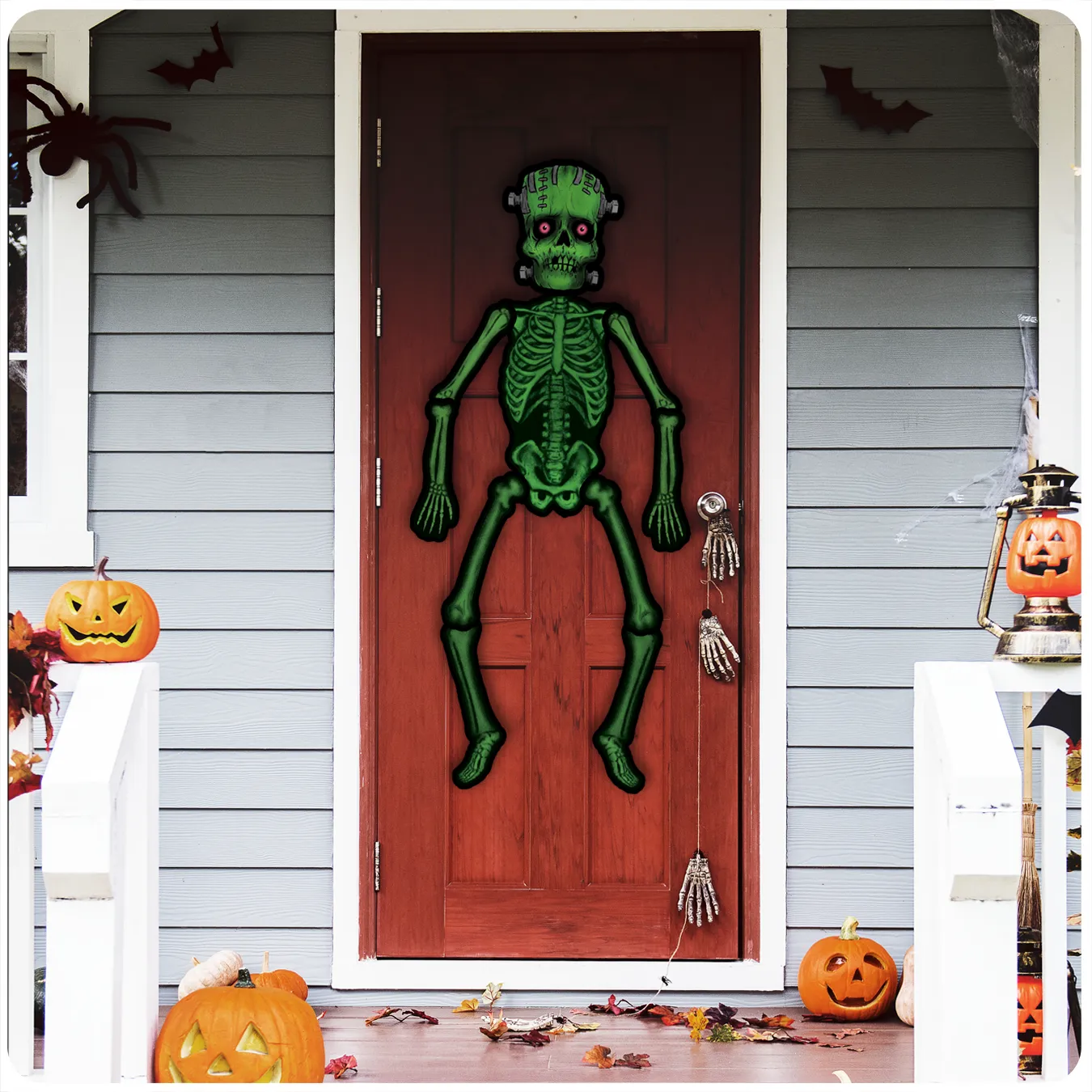 Frankenstein Monster Skeleton Jointed Halloween Cutout Decoration