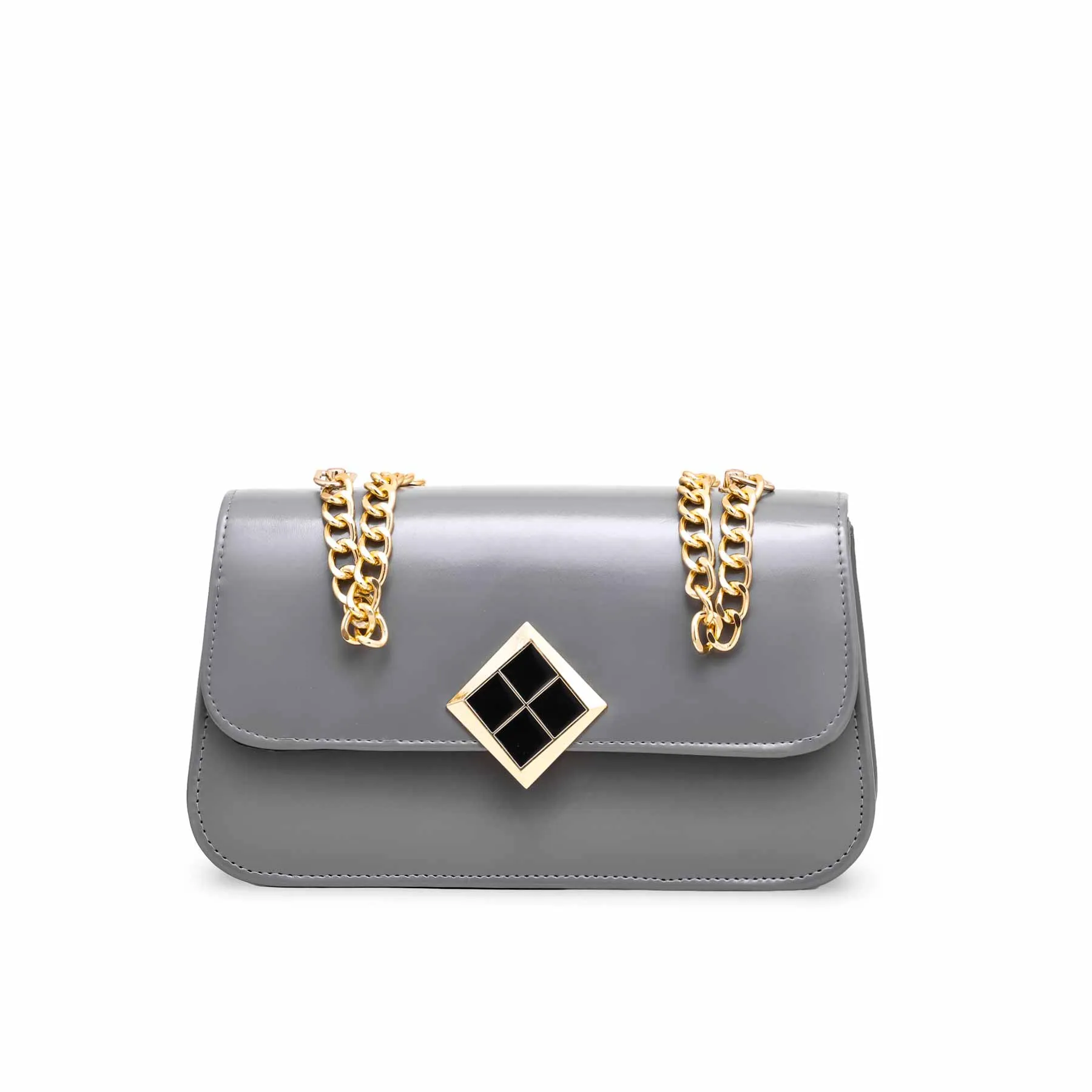 Grey Formal Shoulder Bag P56101