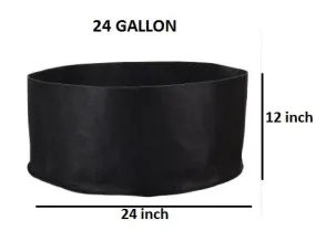 Grow Bag - Raised Bed  24 Gallon Small 24″ x 12″ (Round)