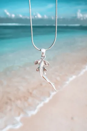 Hammerhead Shark Sterling Silver Necklace