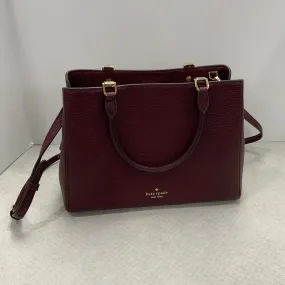 Handbag Designer By Kate Spade In Maroon, Size:Medium