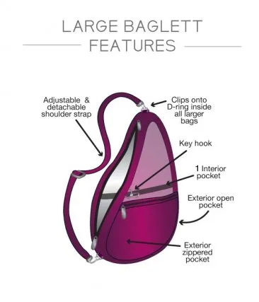 Healthy Back Bag - Large Baglett Microfiber (10")