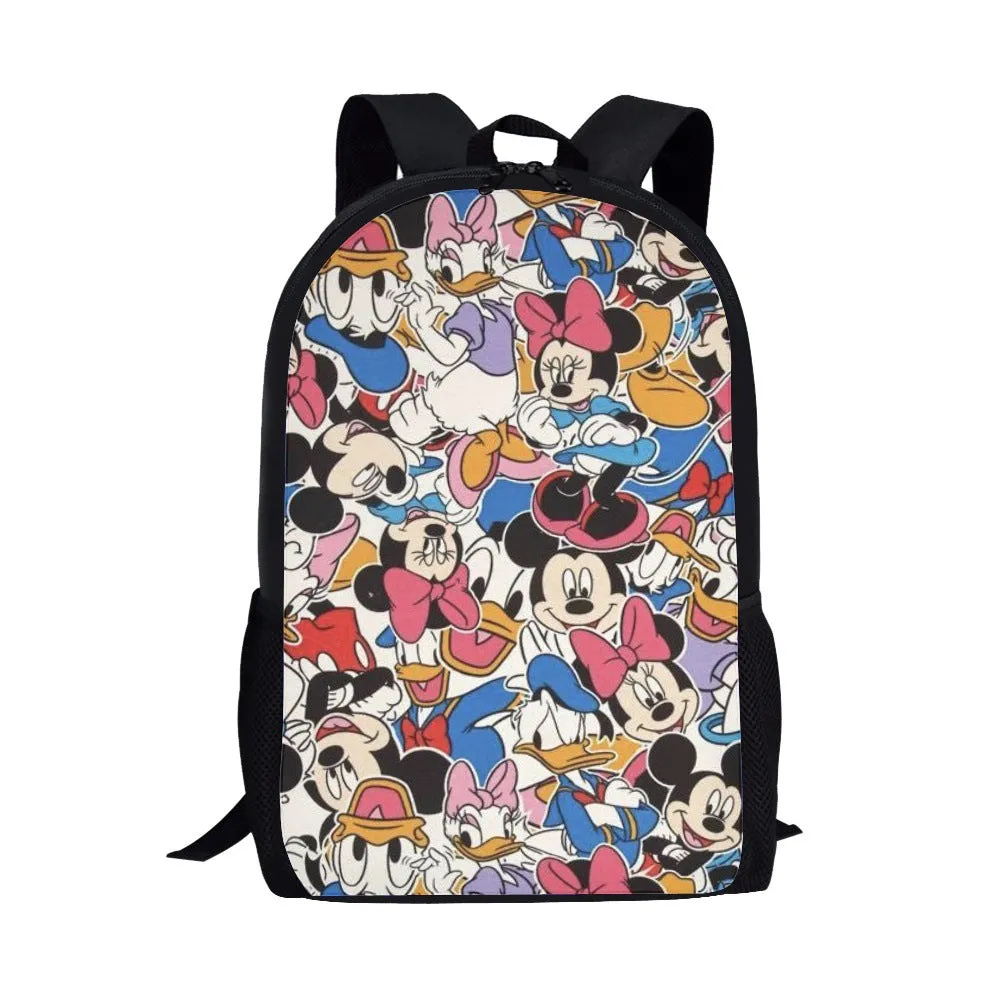 Independent Station Mickey Mouse Picture Printing Cartoon Mickey Mouse Printing Student Book Backpack One Piece Printing