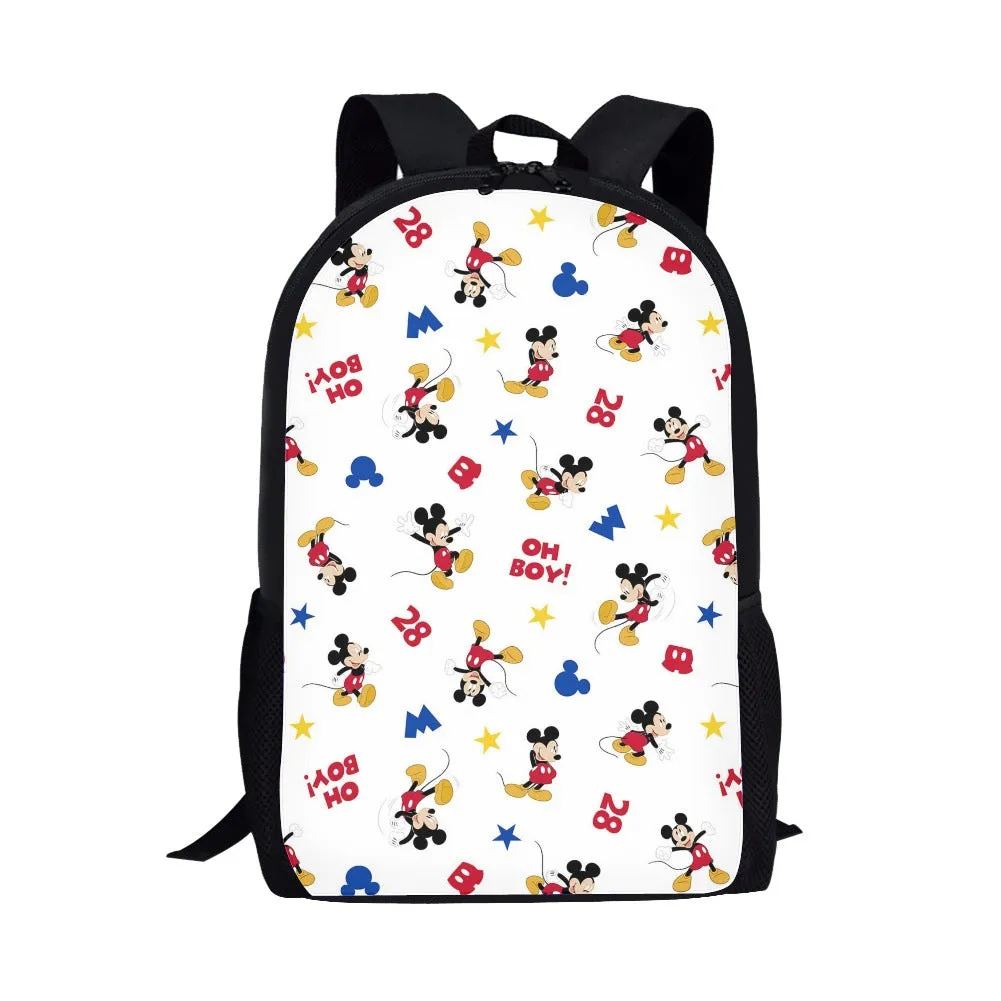 Independent Station Mickey Mouse Picture Printing Cartoon Mickey Mouse Printing Student Book Backpack One Piece Printing